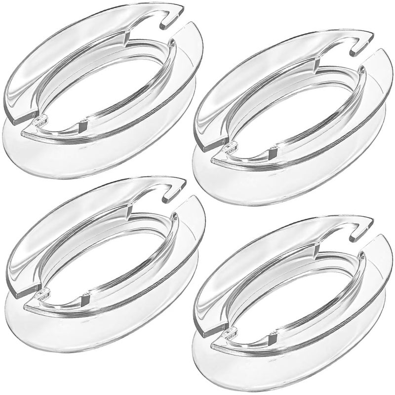 Batator Window Blind Cord Winder, Safety Baby Proof Blind Cord Holder Wrap, Childproof Clear Plastic Windows Shade String Clips,Blind String Holder,No Wall Damage (4 Pack) - Image 1